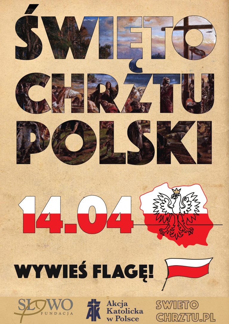 1404_SwietoChrztu_PlakatWywiesFlage
