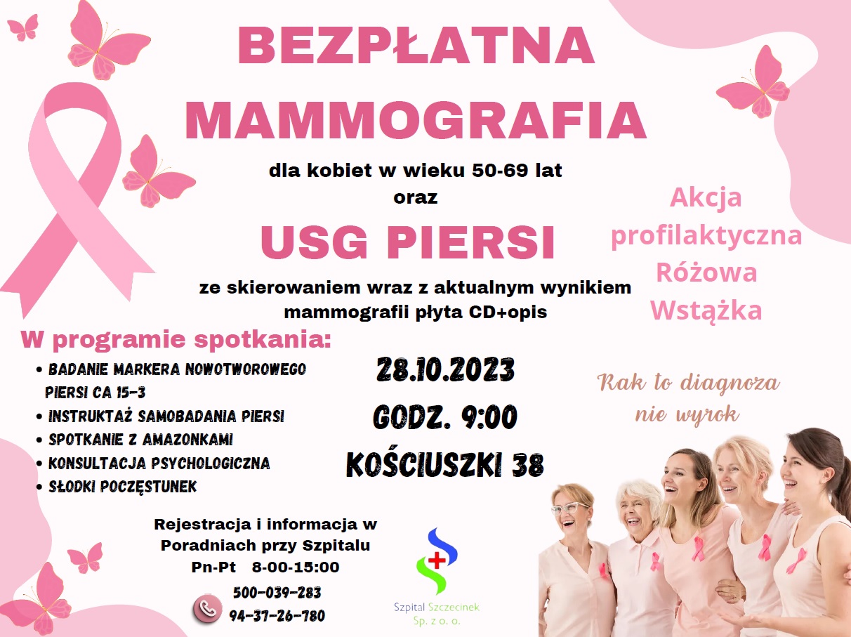 28.10.23r Darmowa mammografia