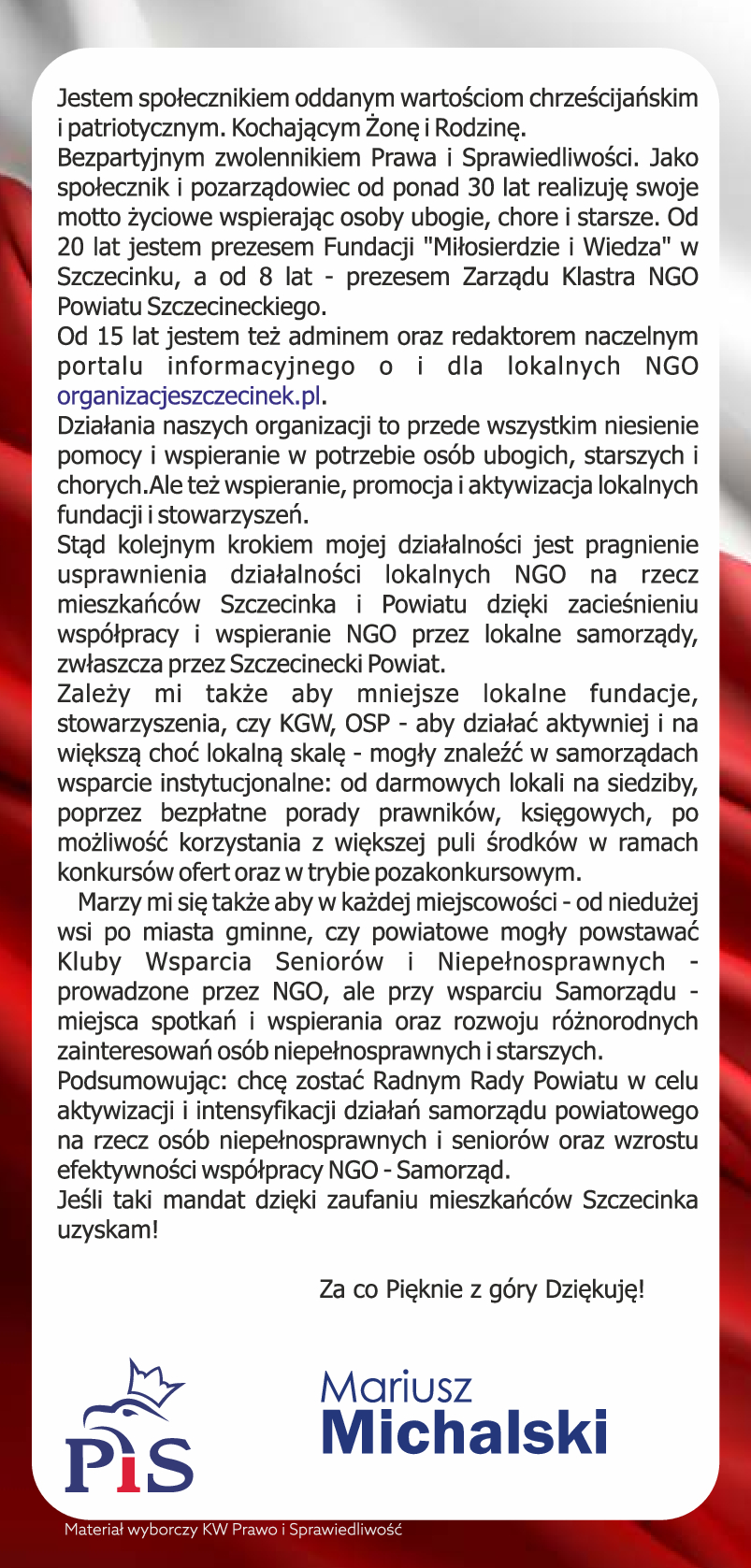 Mariusz Michalski info