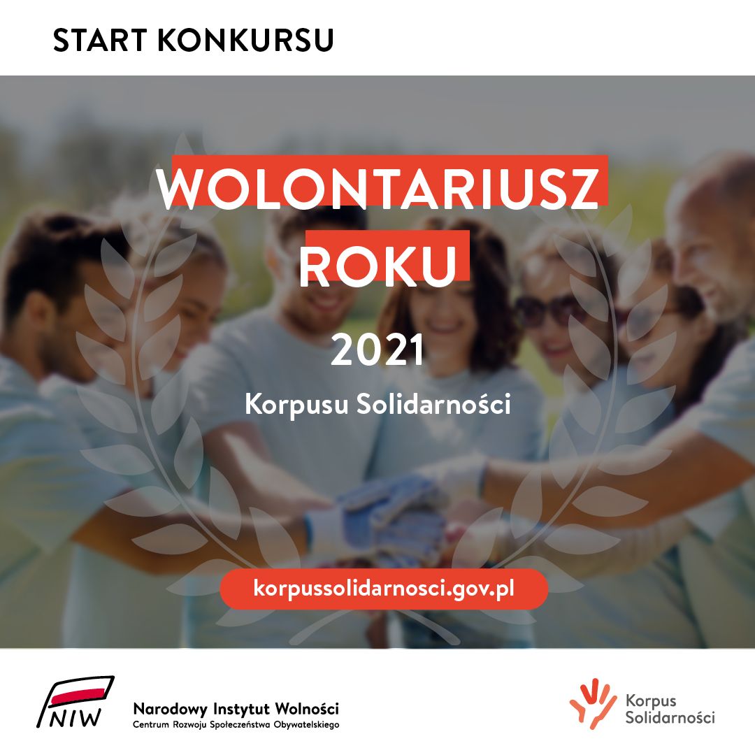 Konkurs Wolontariusz Roku 2021 Konkurs Wolontariusz Roku 2021