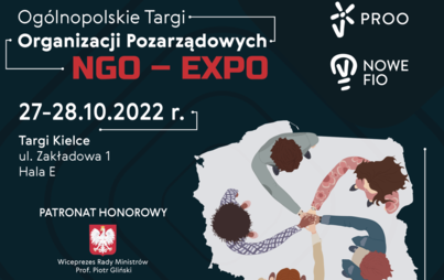 Zdjęcie do 27-28.10.2022 r.: Og&oacute;lnopolskie Targi Organizacji Pozarządowych NGO-EXPO!